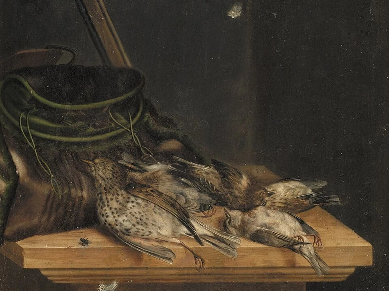 1633-Jacob Biltius - Uccelli morti, 1670 - Galleria nazionale della Danimarca